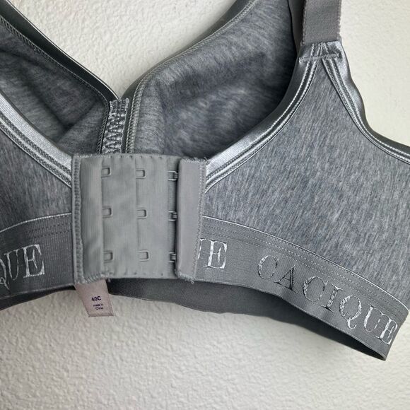 Сaciqie Cotton Unlined No-Wire Bra 40 C - Picture 6 of 9